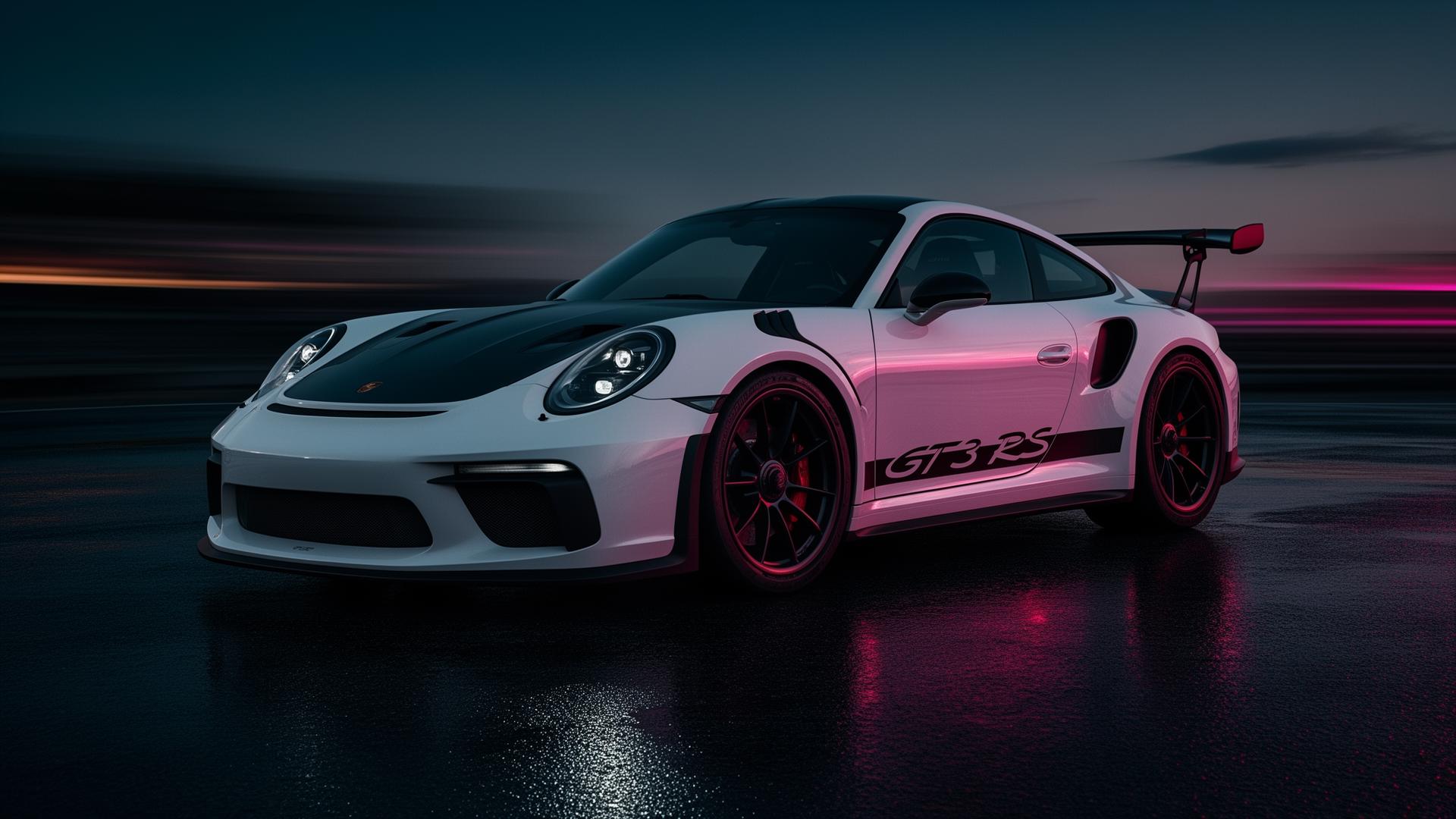 Porsche 911 GT3 RS w cinematic ujęciu
